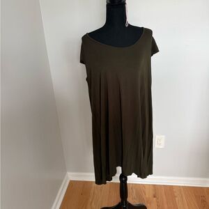 Vibe Olive Green Dress 1X